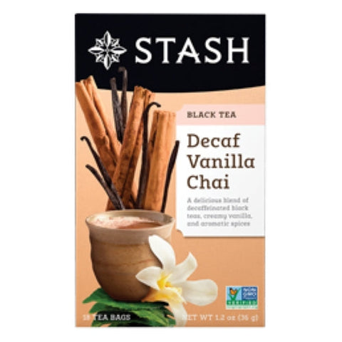 Stash Tea, Decaf Tea Vanilla Chai, 18 Bags Stash Tea