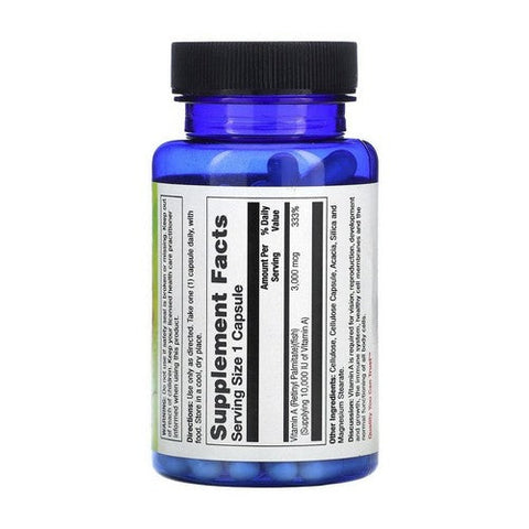 Nature's Life, Vitamin A, 10,000 IU, 100 Caps Nature's Life
