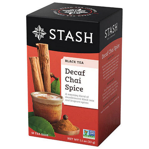 Stash Tea, Black Tea Decaf Chai Spice, 18 Count Stash Tea