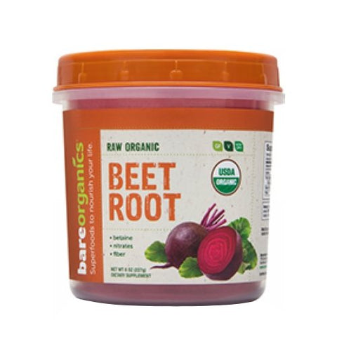 Bare Organics, Organic Beet Root Powder, 8 Oz Bare Organics