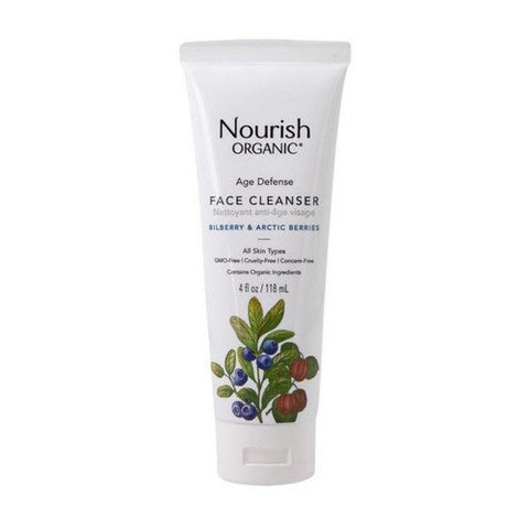 Nourish, Organic Face Cleanser Age Defense, 4 Oz Nourish