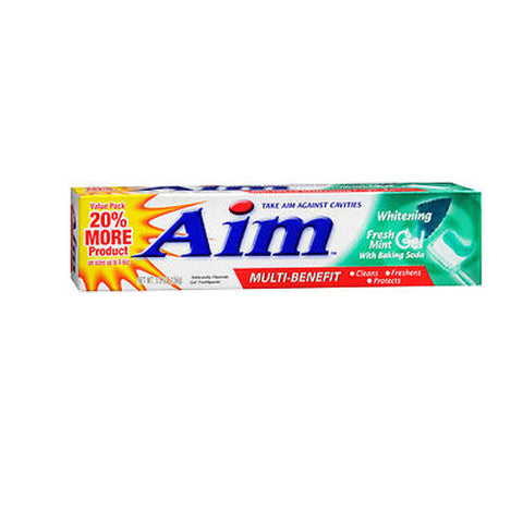 Aim, Tartar Control Anticavity Fluoride Toothpaste Gel, 5.5 Oz Aim