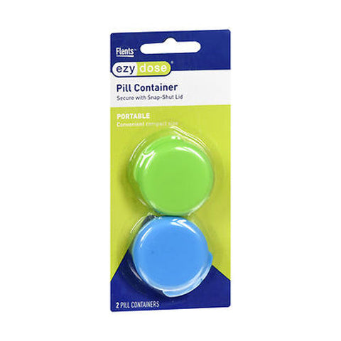 Ezy Dose, Portable Pill Container, 2 Each Ezy Dose