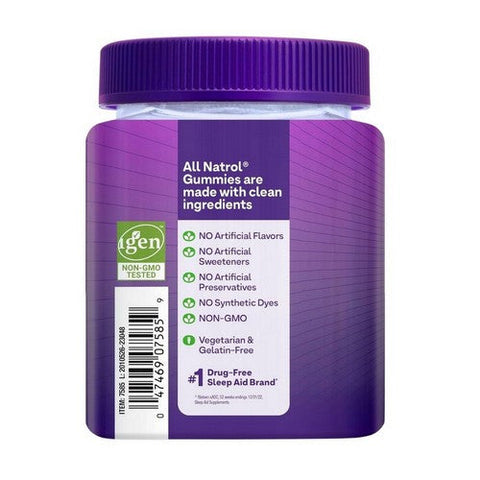Natrol, Melatonin Gummies Strawberry, 60 Count Natrol