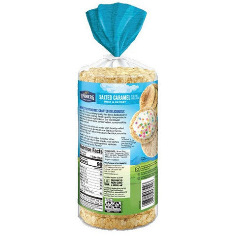 Lundberg, Organic Rice Cakes Salted Caramel, 11 Oz (Case Of 6) Lundberg