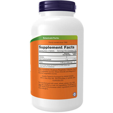 Now Foods, Alfalfa, 650 Mg, 500 Tabs Now Foods