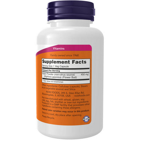 Now Foods, Rutin, 450 mg, 100 VCAPS Now Foods