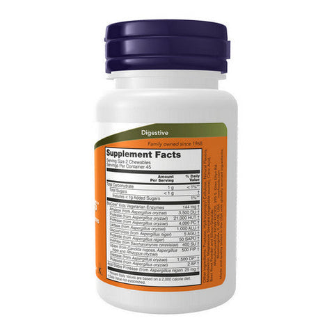 Now Foods, Chewyzymes, 90 CHEWABLES Now Foods